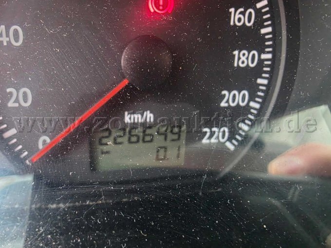 VW Polo 9n, Kilometerstand Ansicht