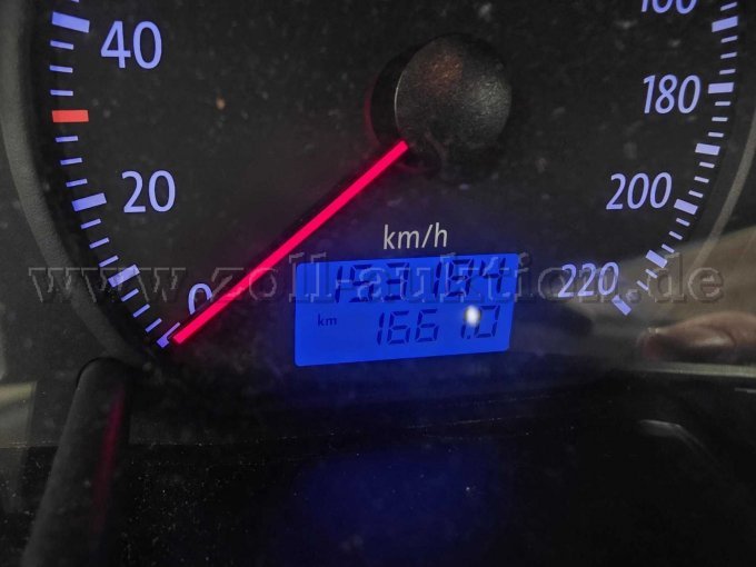 VW Polo 9n, Kilometerstand Ansicht