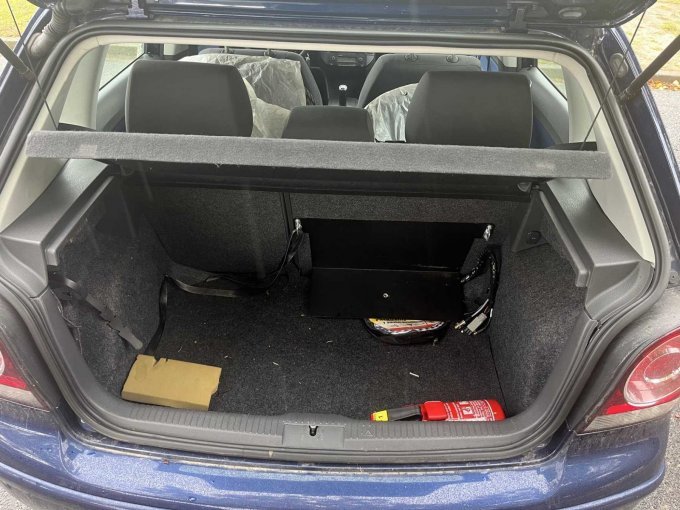 Ansicht geöffneter Kofferraum