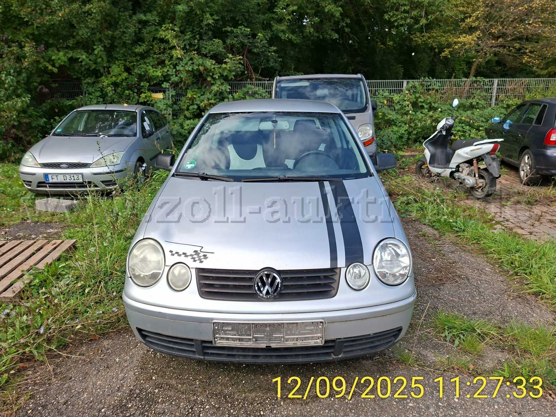 VW Polo grau Ansicht vorne