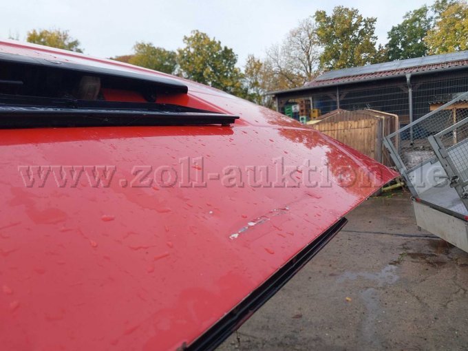 Ansicht Beschädigung Heckklappe