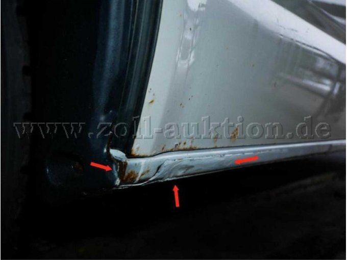 Außenschweller - vorne links Korrosion