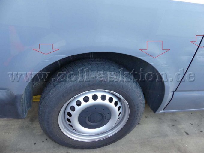 Unfallschaden hinten rechts