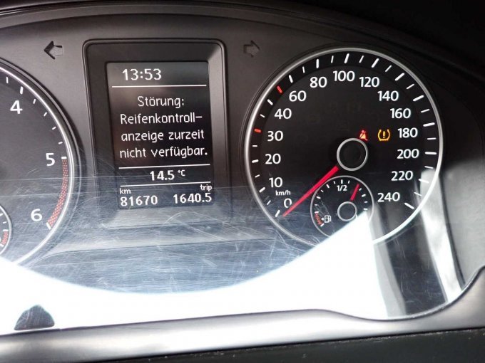Fehlermeldung Reifendruck