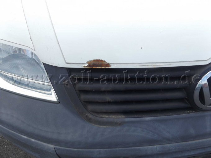 Ansicht Roststelle Motorhaube