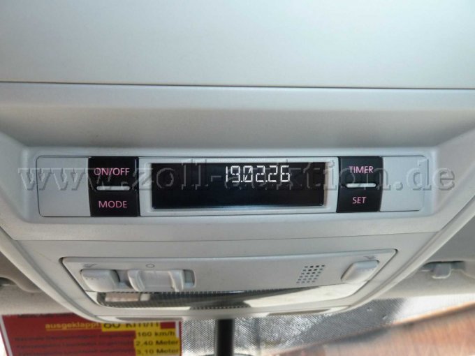 Bedienung Standheizung