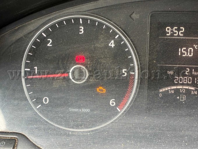 Motorkontrollleuchte  an !