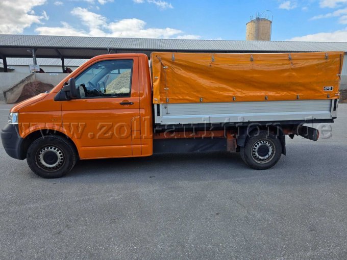 1 VW T5 Transporter, 75 kW, 2800 kg, laadbak met zeilafdekking, trekhaak – foto 8 – kavel bij Zoll-Auktion, Lippstadt