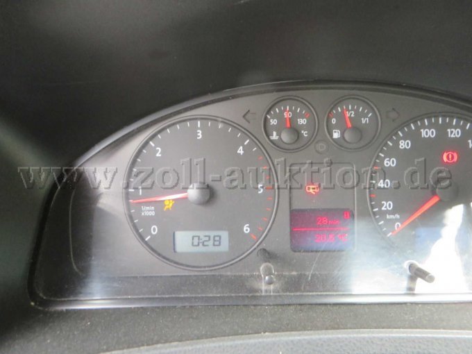 Kombiinstrument, Airbag-Kontrollleuchte aktiv