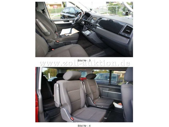 1 VW T6 Multivan (motorschade) – foto 5 – kavel bij Zoll-Auktion, Jena
