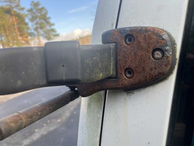 Ansicht Reserveradhalterung