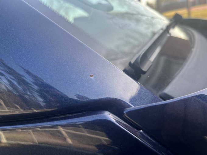 Ansicht A- Säule Rost  rechts