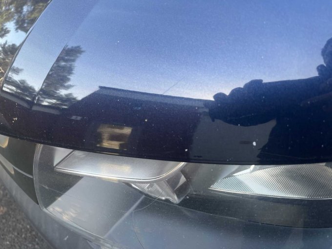 Ansicht Steinschläge Motorhaube