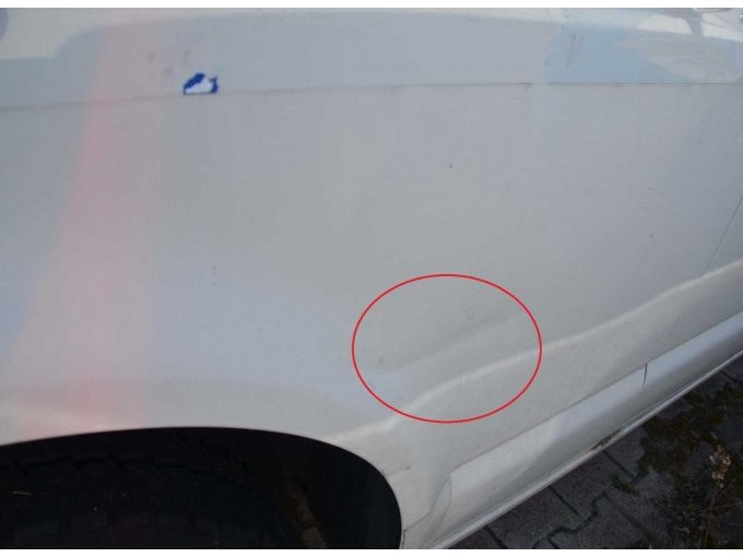 Delle Kratzer Beifhahrerseite hinten