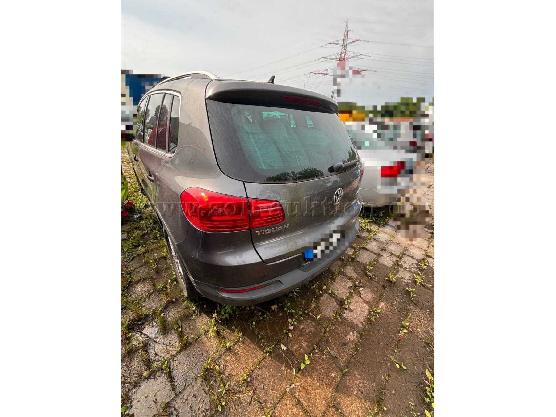 Heckansicht Fahrer