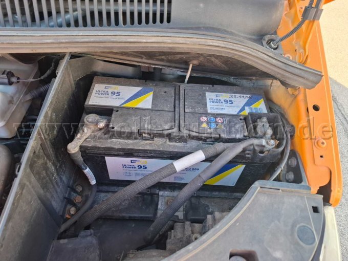 Ansicht Autobatterie