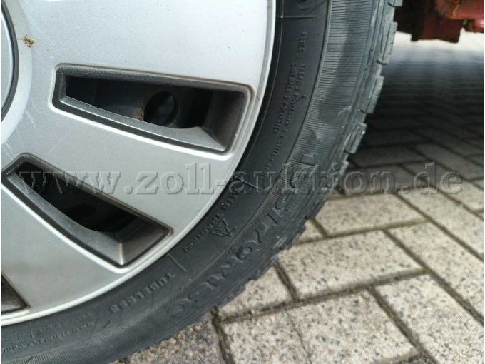 Ansicht der Reifengröße