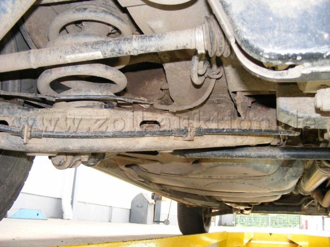 Unterboden Radaufhängung