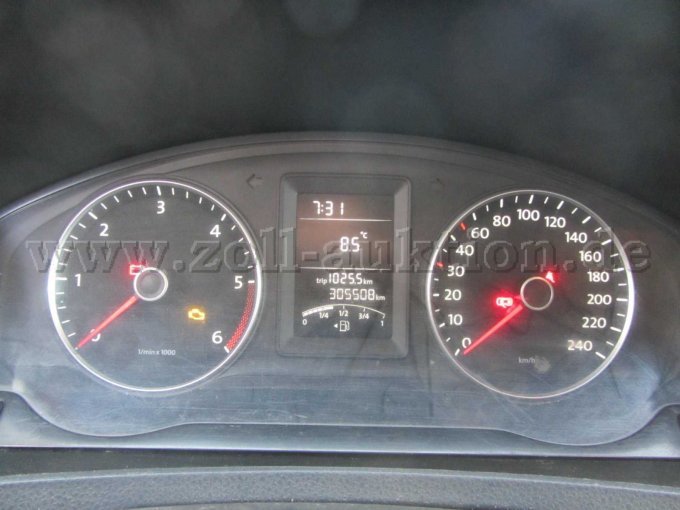 VW T5 DoKa, Ansicht Tachograph