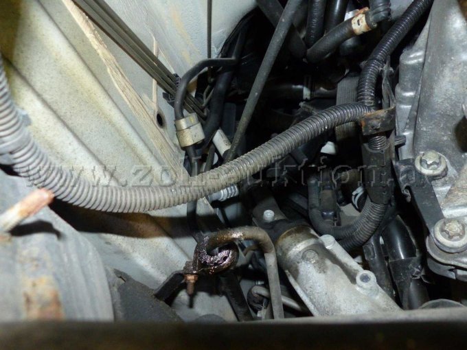 Hydraulikleitung undicht