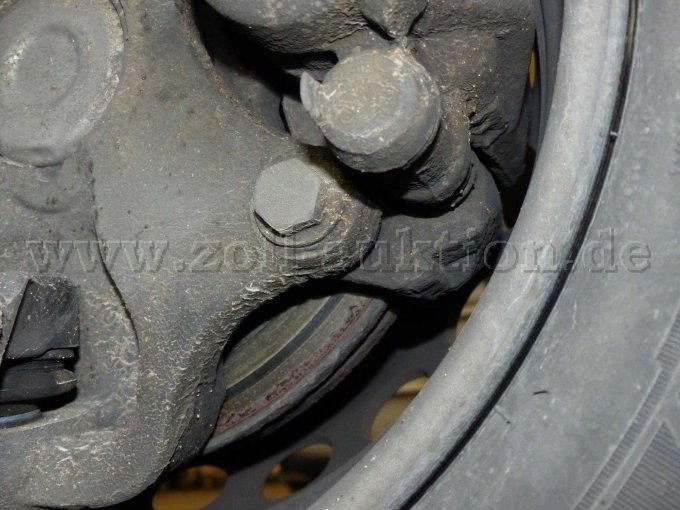 Tragbild Bremsscheibe vorne