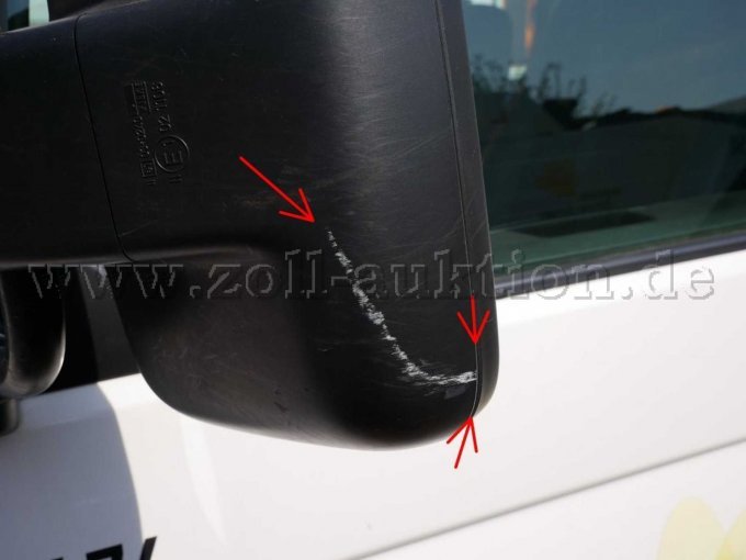 Außenspiegel links beschädigt