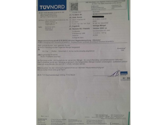 TÜV-Bericht