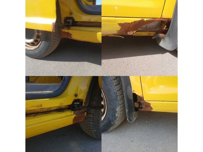 Rost an Schweller L+R