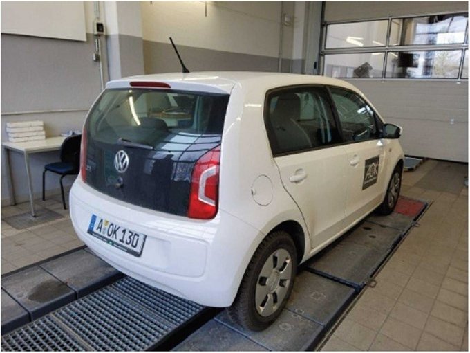 Heckansicht VW move up!
