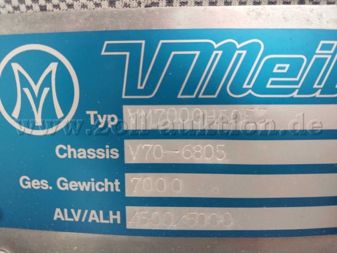 1 V Meili – VM 7000 Geräteträger – foto 8 – kavel bij Zoll-Auktion, Böhmenkirch