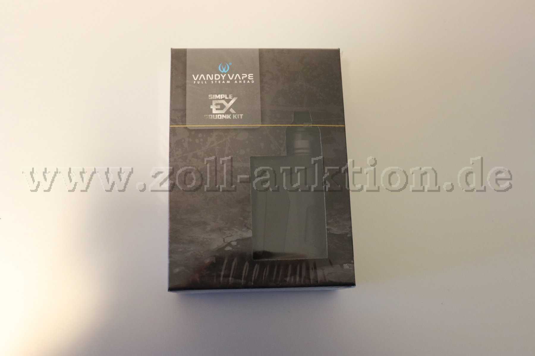 Zoll-Auktion - 1 Vandy Vape Simple EX Squonk Kit in Schwarz (ID 958095)