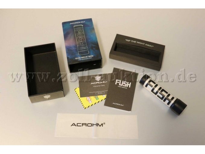 1 vape van Acrohm Fush Semi-Mech Mod, zwart – foto 2 – kavel bij Zoll-Auktion, Freiburg im Breisgau