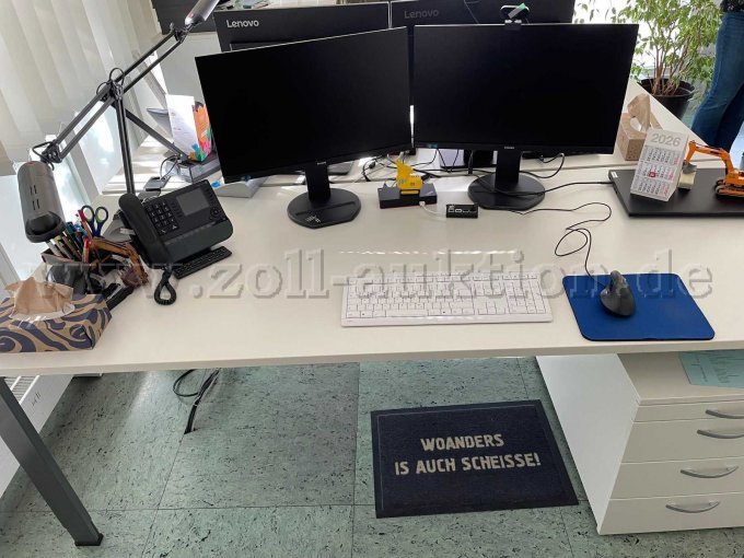 1 Vario-bureau/kantoortafel 200 x 80 – foto 2 – kavel bij Zoll-Auktion, Neuss