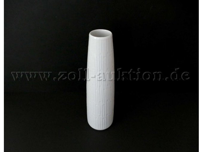 1 Vase Meissener Porzellan (Weißware) Relief Design, I.Wahl, gebraucht