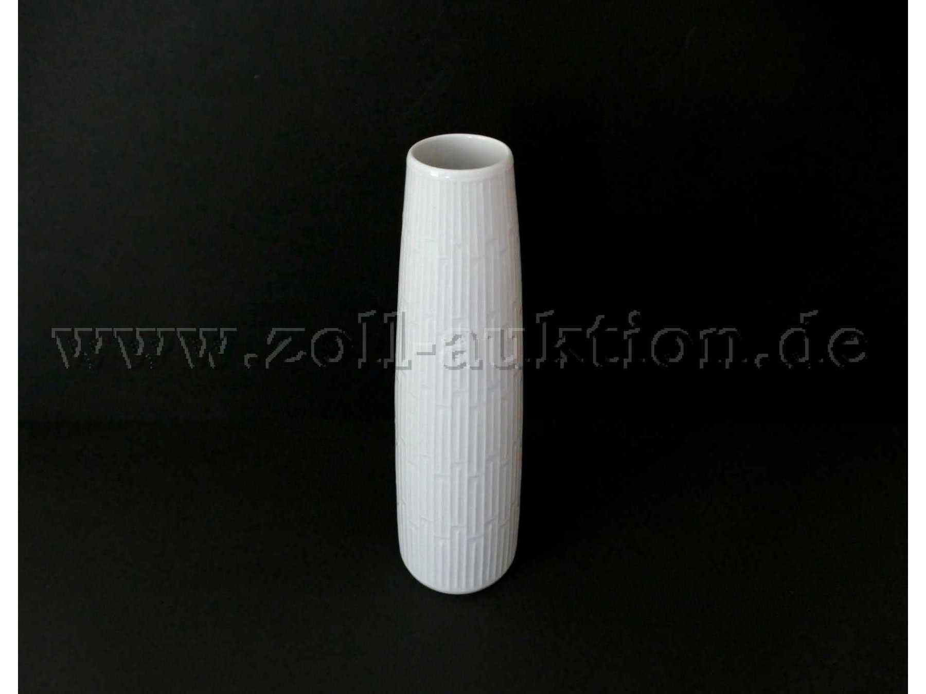 1 Vase Meissener Porzellan (Weißware) Relief Design, I.Wahl, gebraucht
