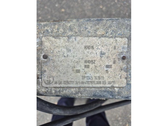 Typenschild Zugdeichsel