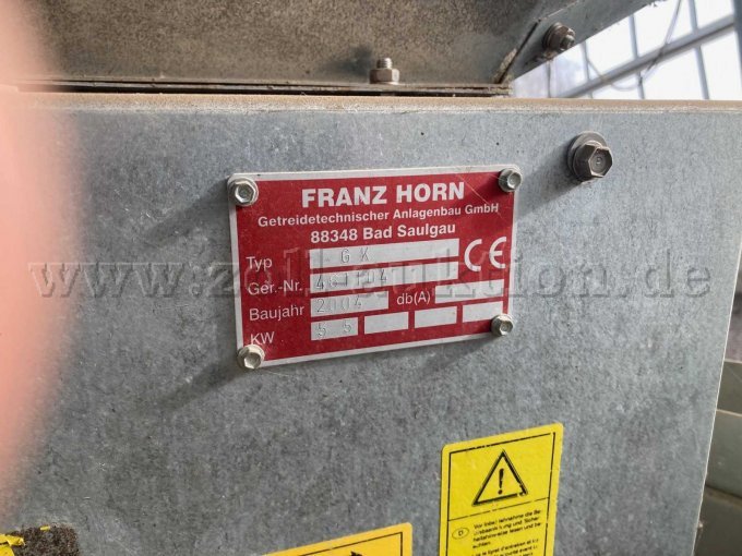 Typenschild Verladeschnecke