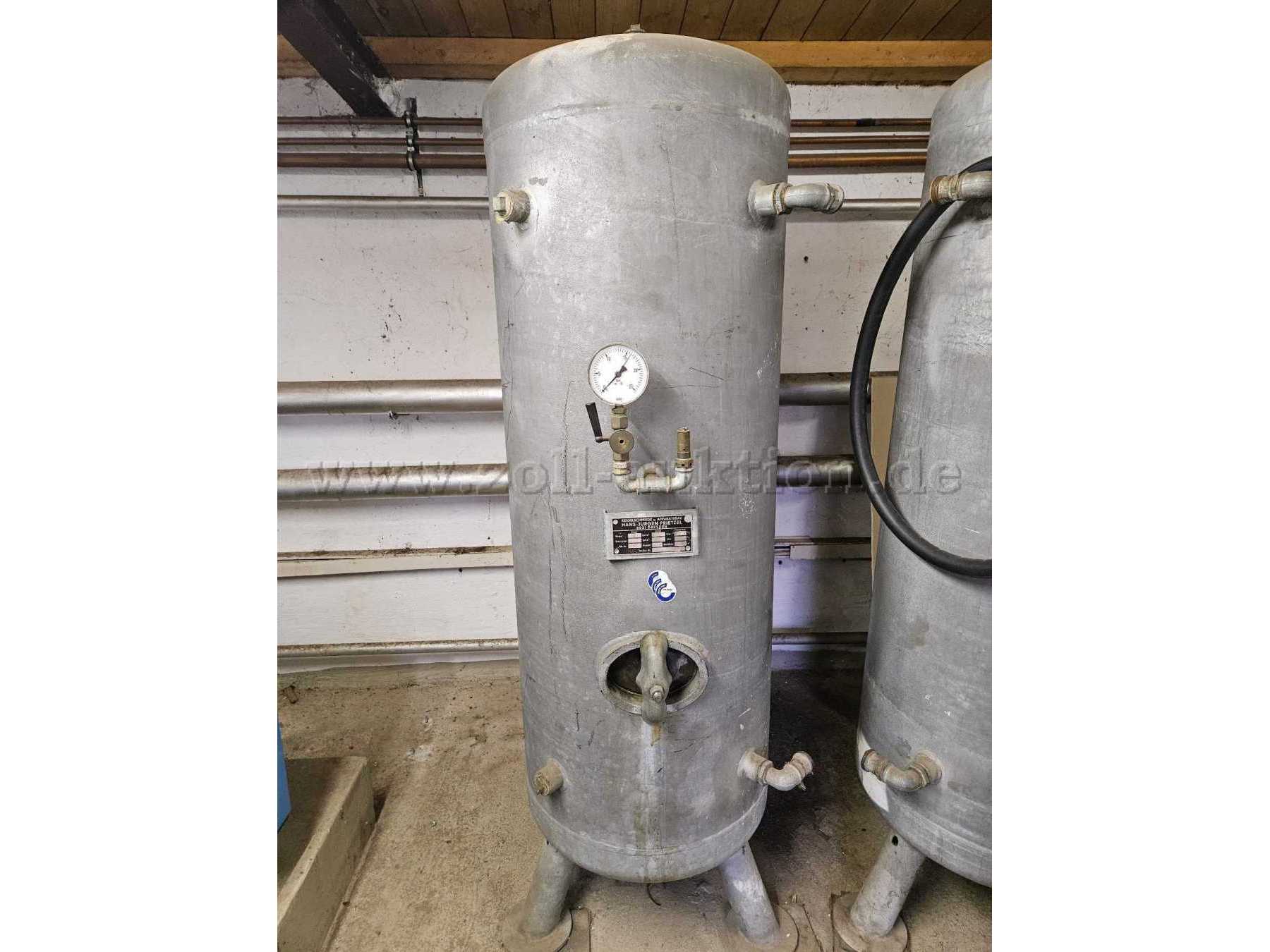 Druckbehälter von vorne
