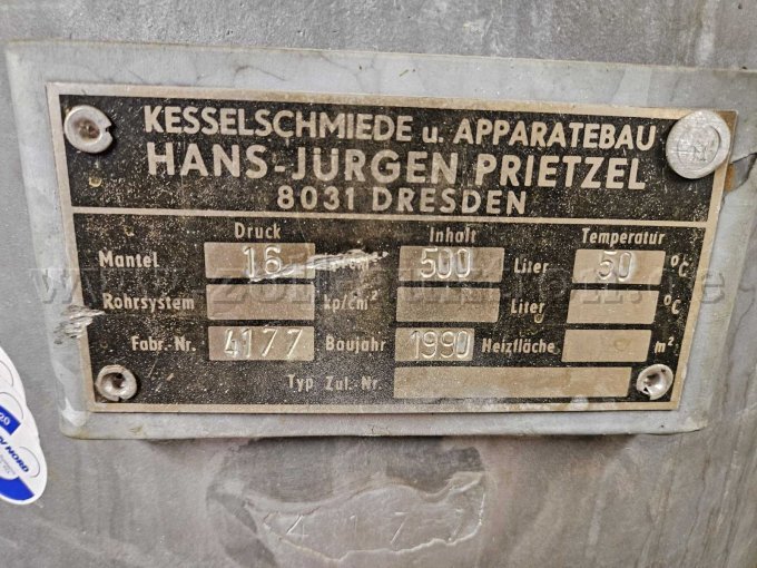 1 Vertikaler Druckbehälter (gebraucht) von Kesselschmiede u. Apparatebau – foto 2 – kavel bij Zoll-Auktion, Dessau-Roßlau
