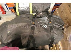 Draufsicht zusammengepacktes Sprungpolster