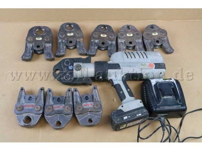 Pressgun mit allen Presspacken und Ladegrät