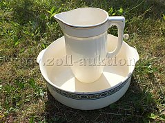 Gesamtansicht der Auktion Waschset Krug (Colditz) & Waschschüssel (Elsterwerda)