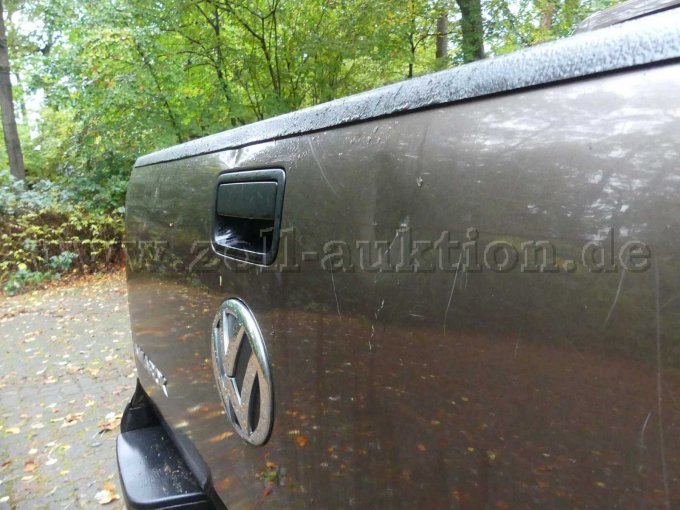 Beschädigung Delle Heckklappe