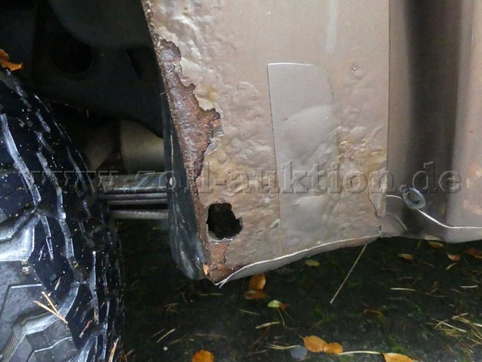 Korrosion Radlauf hinten rechts