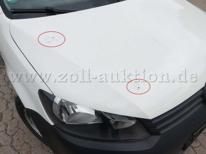 Beschädigung Motorhaube