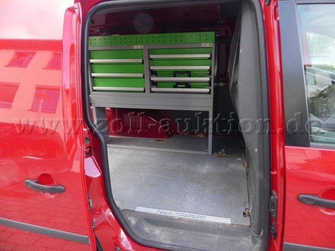 1 Volkswagen Caddy 1.6 TDI Kasten *AHK*Klima*Regaleinbauten – foto 7 – kavel bij Zoll-Auktion, Koblenz