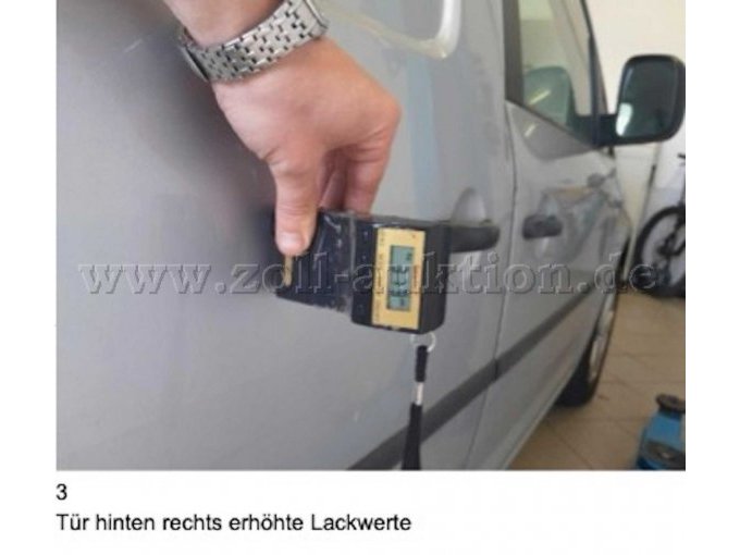 B 1098
Tür hinten rechts, Lackwerte erhöht