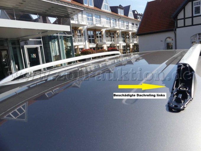 Beschädigung Dachreling