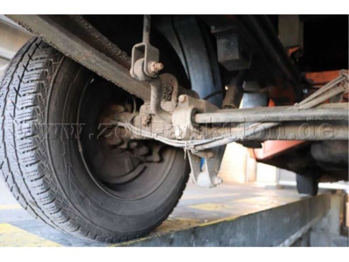 Achsaufhängung hinten links