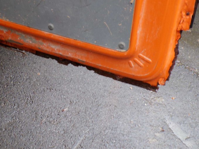 Durchrostung Tür hinten rechts